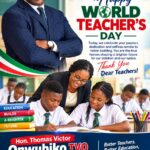 World Teachers’ Day 2026: NDC candidate Thomas Victor Onwubiko Hails Teachers in Amuwo-Odofin Constituency II, Nigeria