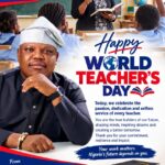 World Teachers’ Day 2026: NDC candidate OmoBarca Salutes Teachers in Ajeromi Constituency, Nigeria