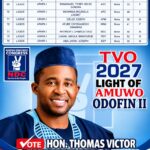 Amuwo-Odofin Voters Rejoice as INEC Lists Thomas Victor Onwubiko as NDC Candidate for 2027 Assembly Election Amuwo-Odofin Voters Rejoice as INEC Lists Thomas Victor Onwubiko as NDC Candidate for 2027 Assembly Election