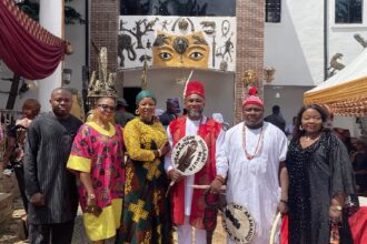 (Photos) FOSAD Secretary General Uzor Ngoladi Honoured with Chieftaincy Title by Enugu Community