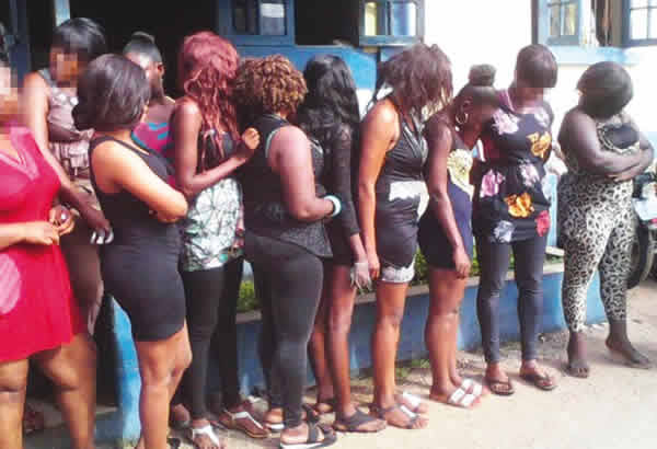 Over 30 Sex Workers Arrested in Ebonyi as Security Operatives Recover Hard Drugs